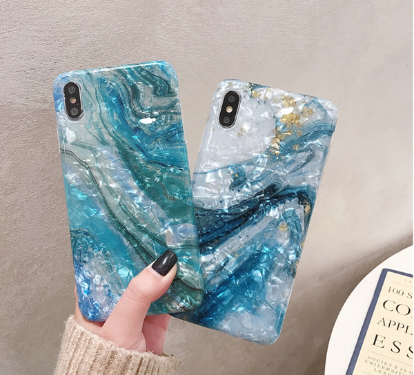 Glitter Marble Case For iphone 7 XR XS MAX Case Soft TPU Back Cover For iphone 6 6S 7 8 Plus iphone X XR Case Cover Phone Case - Miss-originality