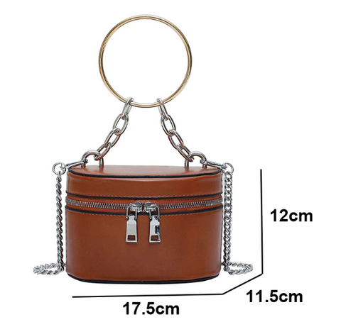 Casual Soild Metal Ring Totes - Miss-originality