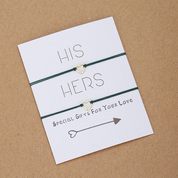 His &Her Matching Paired Bracelets For Couples - Miss-originality