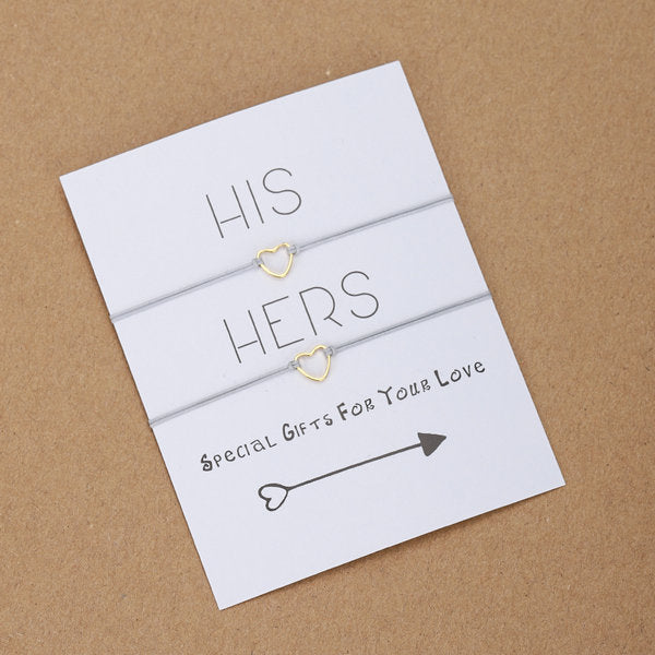 His &Her Matching Paired Bracelets For Couples - Miss-originality