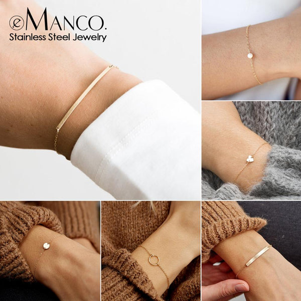 Stainless Steel Minimalist Bracelets for women - Miss-originality