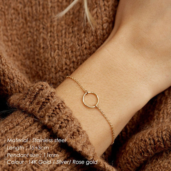 Stainless Steel Minimalist Bracelets for women - Miss-originality