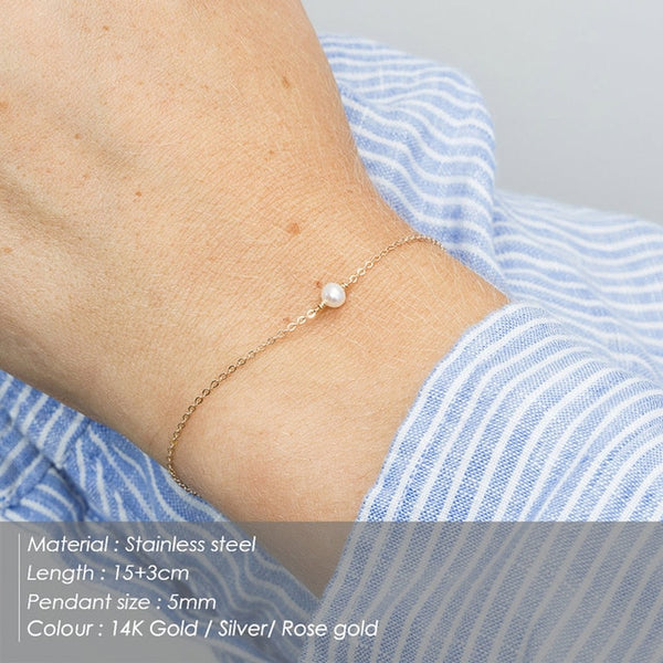 Stainless Steel Minimalist Bracelets for women - Miss-originality