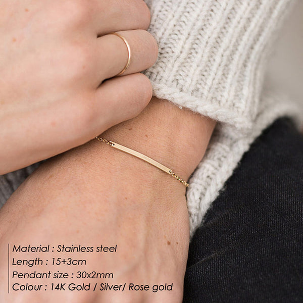 Stainless Steel Minimalist Bracelets for women - Miss-originality