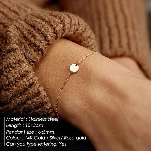 Stainless Steel Minimalist Bracelets for women - Miss-originality
