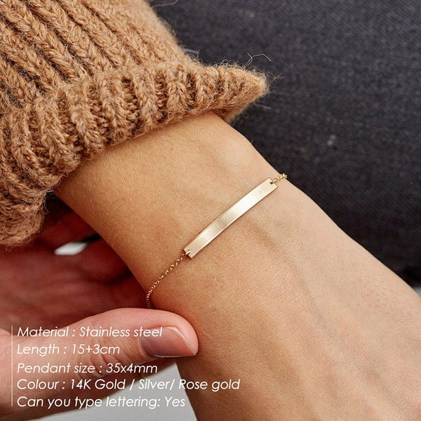 Stainless Steel Minimalist Bracelets for women - Miss-originality