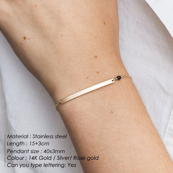 Stainless Steel Minimalist Bracelets for women - Miss-originality