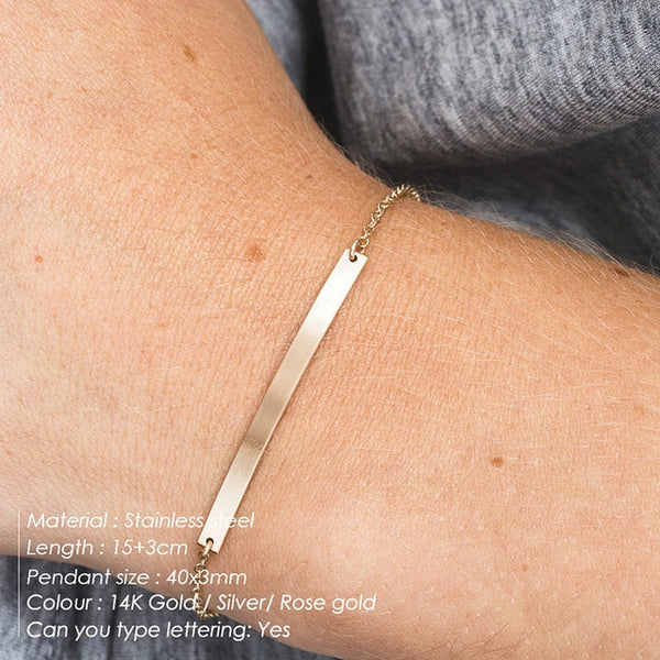 Stainless Steel Minimalist Bracelets for women - Miss-originality