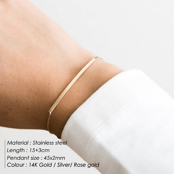 Stainless Steel Minimalist Bracelets for women - Miss-originality