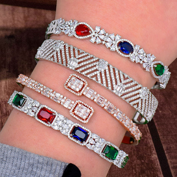 Trendy Luxury Stackable Bangle Cuff - Miss-originality