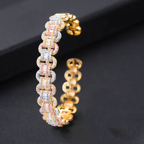 Trendy Luxury Stackable Bangle Cuff - Miss-originality