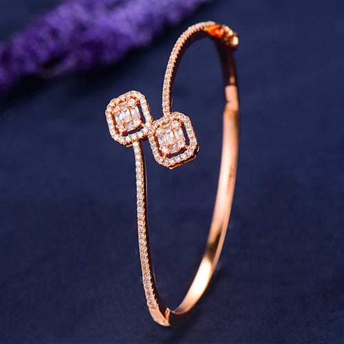 Trendy Luxury Stackable Bangle Cuff - Miss-originality