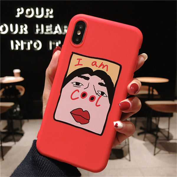 Lovebay Silicone Phone Case For iPhone X XR XS Max 8 7 6 6s Plus 5s SE Funny Cool Pattern Soft TPU Back Cover For iPhone 11 Pro - Miss-originality