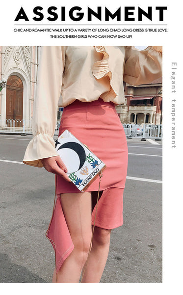 Oil Painting Crossbody Bags - Miss-originality