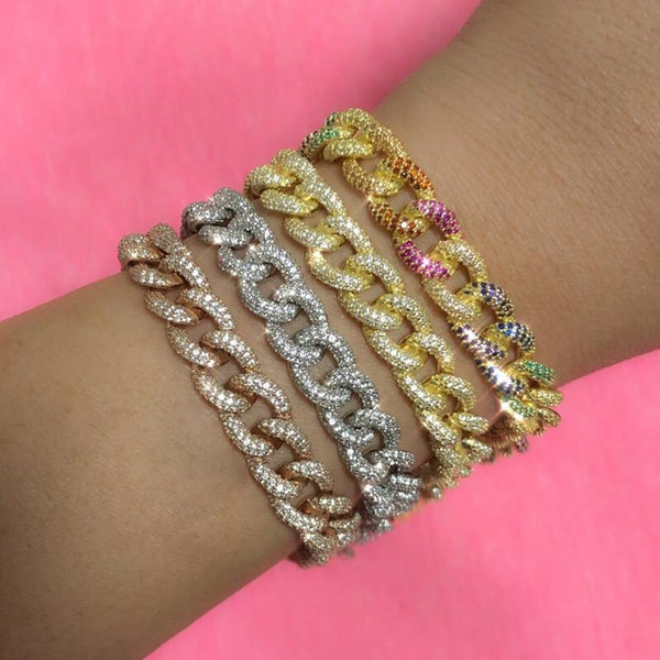 Hip hop bling bracelet luxury - Miss-originality