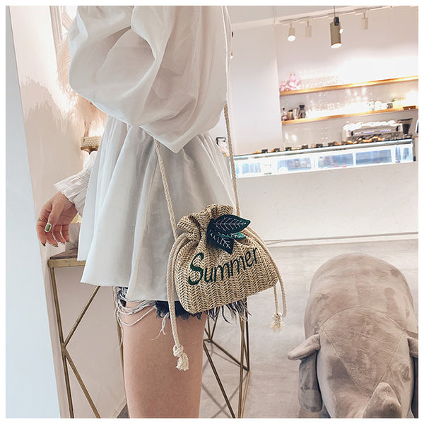 Round Straw Bags Women Summer Rattan Bag - Miss-originality