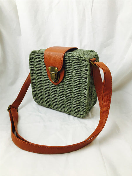 Round Straw Bags Women Summer Rattan Bag - Miss-originality