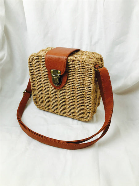 Round Straw Bags Women Summer Rattan Bag - Miss-originality