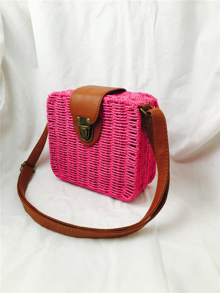 Round Straw Bags Women Summer Rattan Bag - Miss-originality