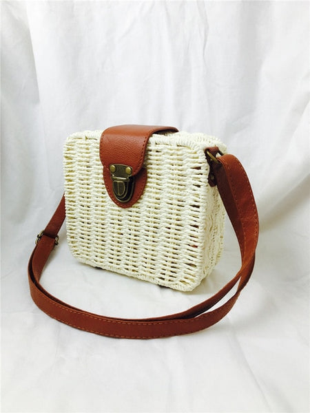 Round Straw Bags Women Summer Rattan Bag - Miss-originality