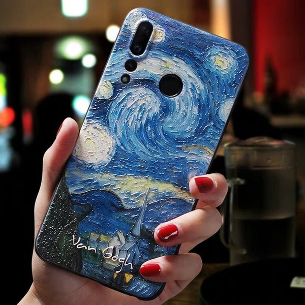 Art Case For Huawei P20 P30 Lite Pro Case Cover For Huawei Honor 8X 9 10 Lite 20 Pro Case For Huawei P Smart 2019 P10 Lite Case - Miss-originality