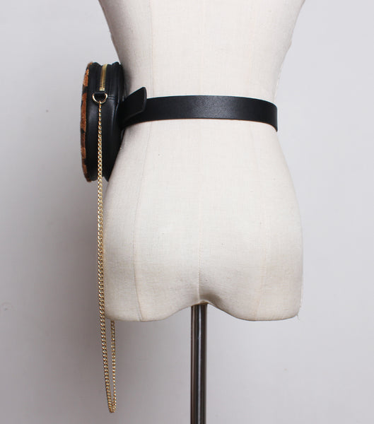 Belt Round Leopard Waist Bags - Miss-originality