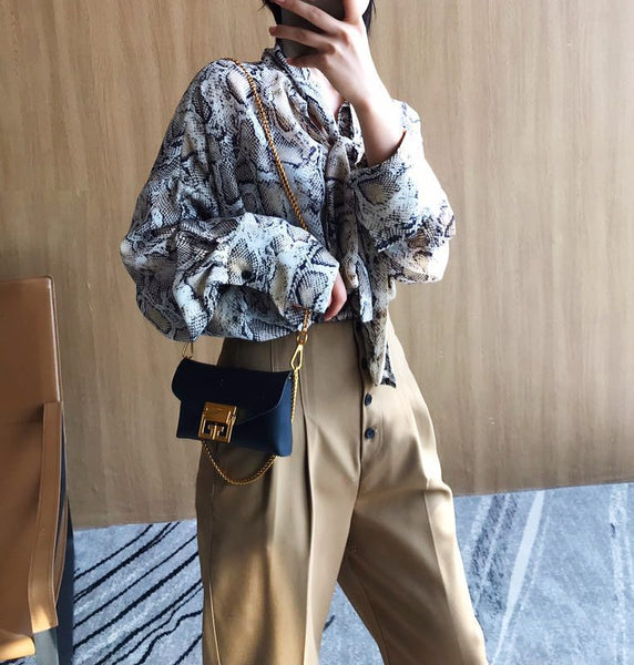 Serpentine Waist Belt Bag - Miss-originality