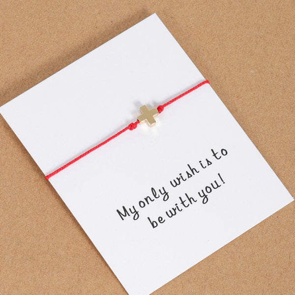 Tiny Heart Butterfly Star Crown String Paired Bracelet Friendship Gift - Miss-originality