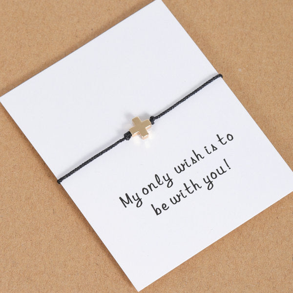 Tiny Heart Butterfly Star Crown String Paired Bracelet Friendship Gift - Miss-originality