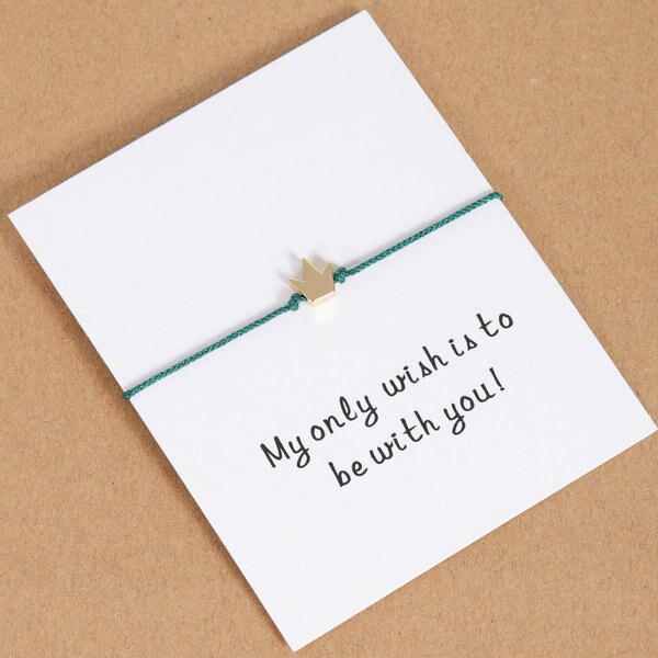 Tiny Heart Butterfly Star Crown String Paired Bracelet Friendship Gift - Miss-originality