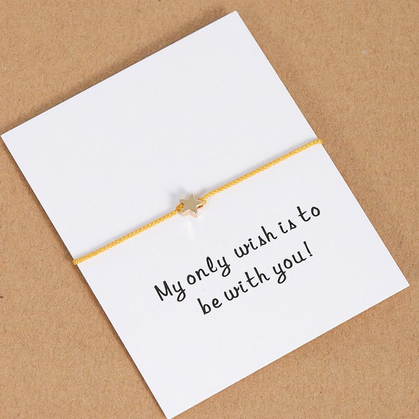 Tiny Heart Butterfly Star Crown String Paired Bracelet Friendship Gift - Miss-originality