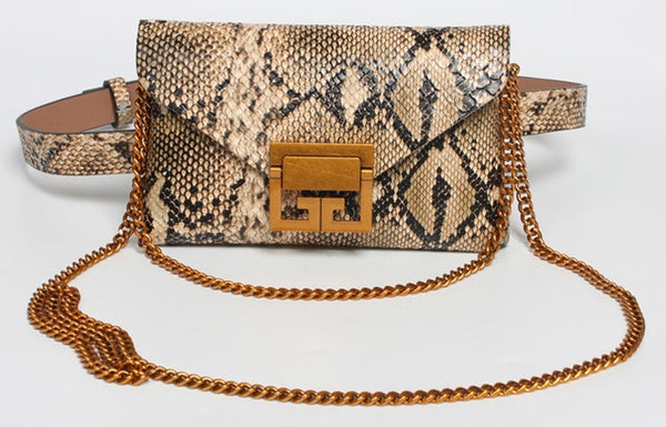 Serpentine Waist Belt Bag - Miss-originality