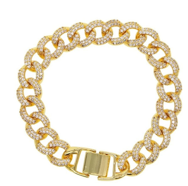 Hip hop bling bracelet luxury - Miss-originality
