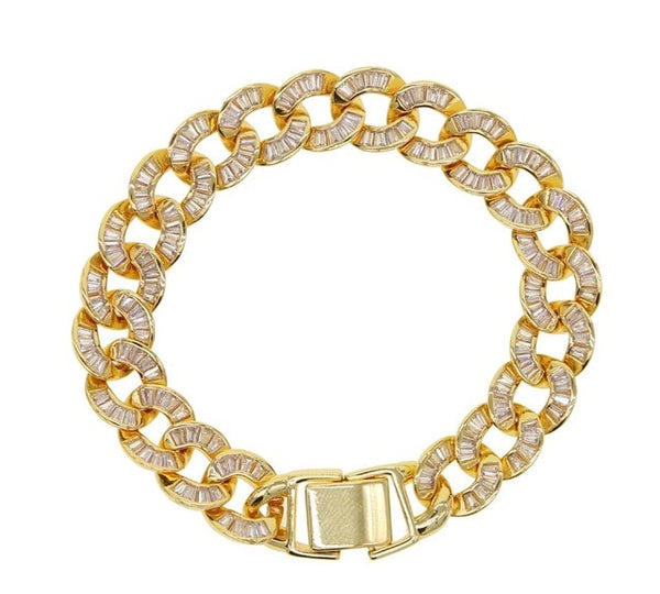 Hip hop bling bracelet luxury - Miss-originality