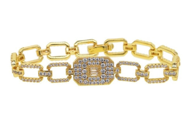 Hip hop bling bracelet luxury - Miss-originality