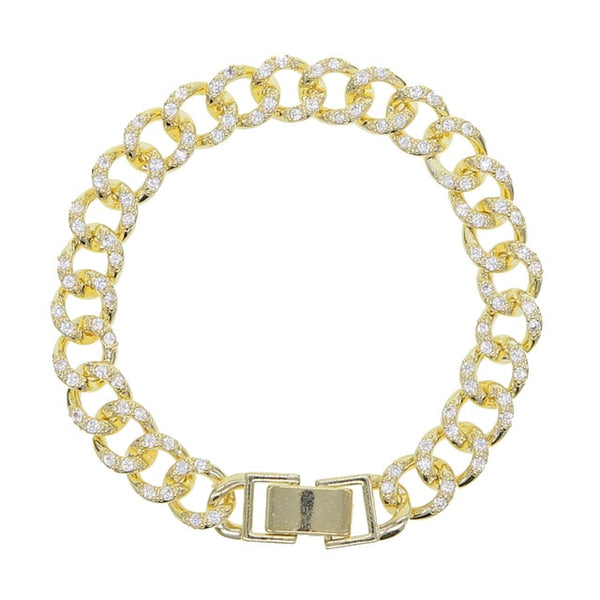 Hip hop bling bracelet luxury - Miss-originality