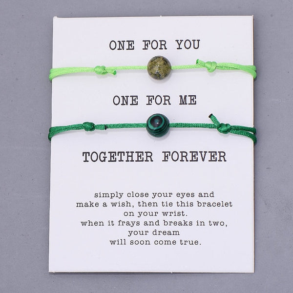 Matte Lava Stone Natural Stone Bead Bracelet Red String Braiding Couple Bracelets - Miss-originality