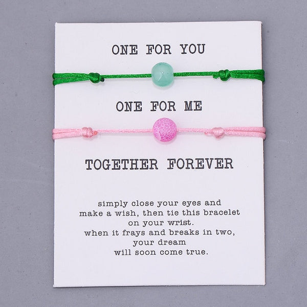 Matte Lava Stone Natural Stone Bead Bracelet Red String Braiding Couple Bracelets - Miss-originality