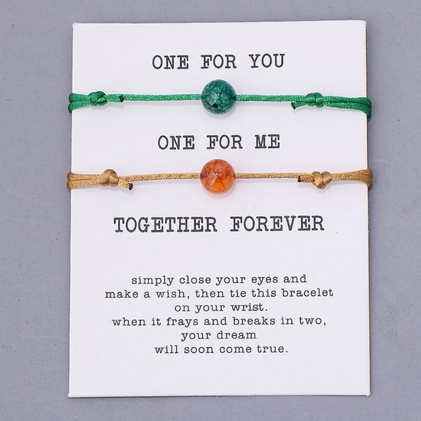 Matte Lava Stone Natural Stone Bead Bracelet Red String Braiding Couple Bracelets - Miss-originality